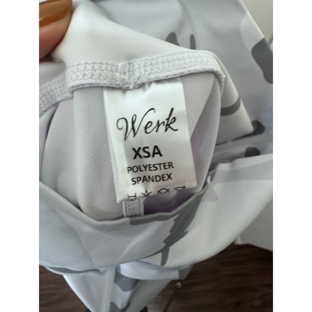 Women’s Werk Dance-wear White Camo Leggings XS - Picture 8 of 11